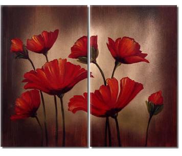 Dafen Oil Painting on canvas flower -set312